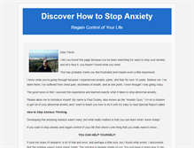 Tablet Screenshot of howto.anxietyguru.net