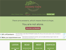 Tablet Screenshot of anxietyguru.net